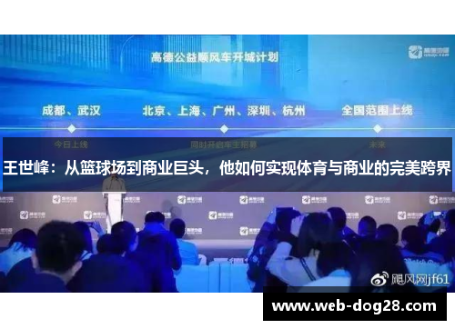 王世峰：从篮球场到商业巨头，他如何实现体育与商业的完美跨界